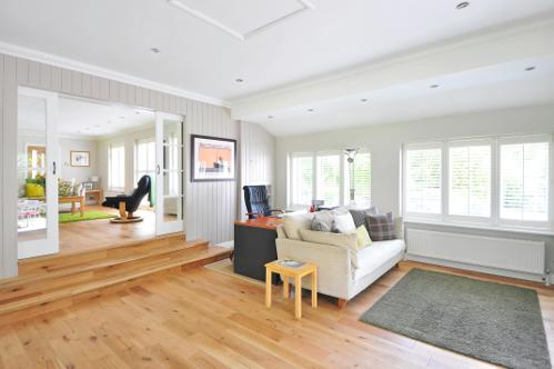 Living room wood floors