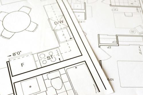New home construction hardwood flooring