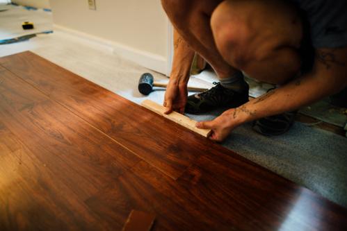 New hardwood floor install