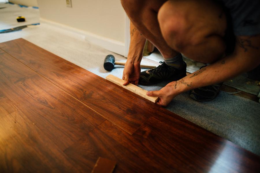 New hardwood floor install